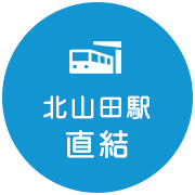 北山田駅直結